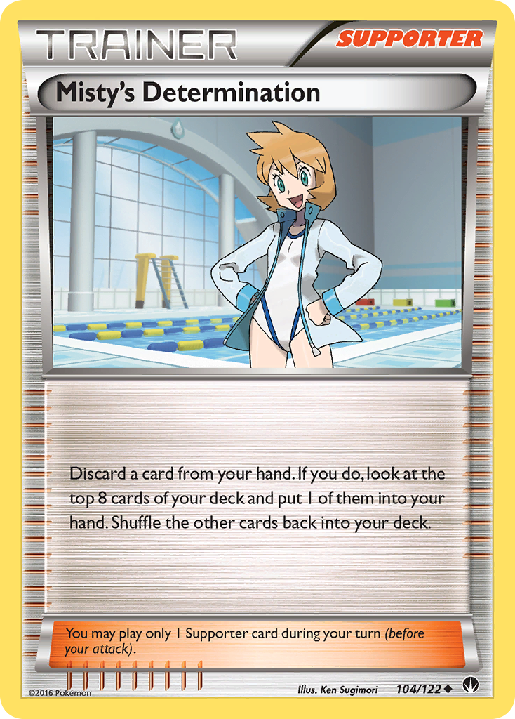 Misty's Determination (104/122) [XY: BREAKpoint] | Golgari Games