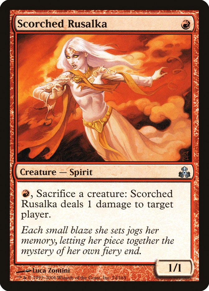 Scorched Rusalka [Guildpact] | Golgari Games