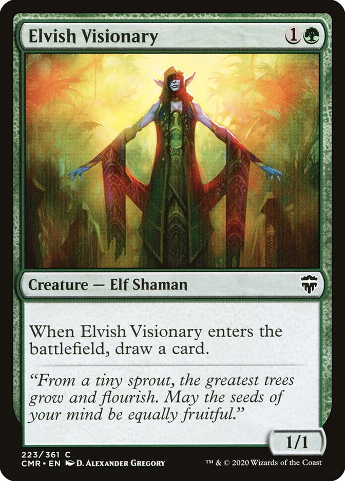 Elvish Visionary [Commander Legends] | Golgari Games