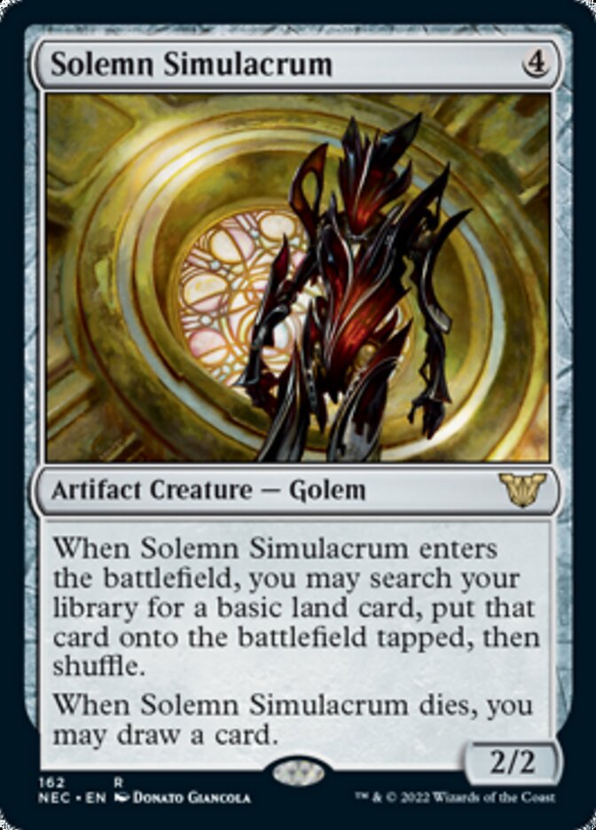 Solemn Simulacrum [Kamigawa: Neon Dynasty Commander] | Local Legends