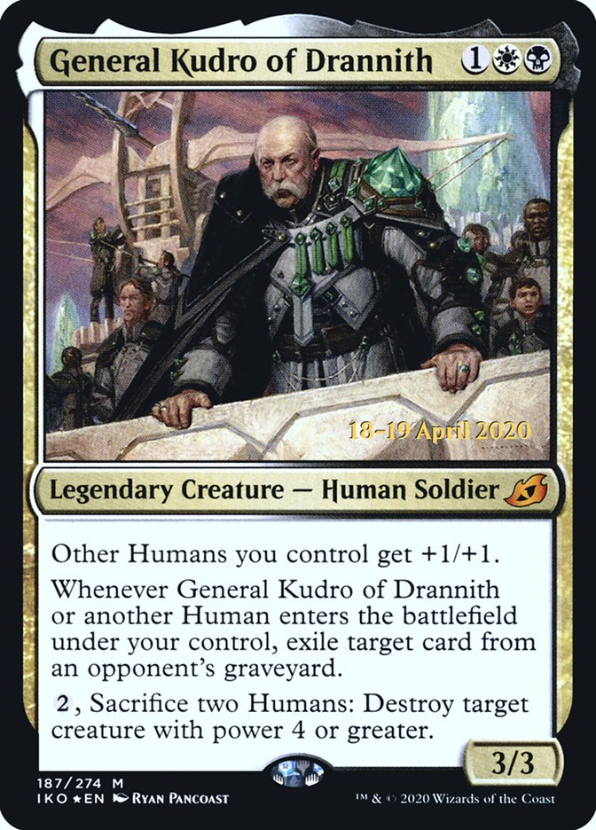 General Kudro of Drannith [Ikoria: Lair of Behemoths Prerelease Promos] | Golgari Games