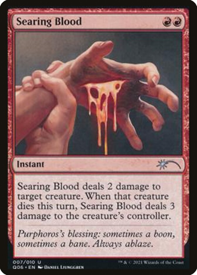 Searing Blood [Pioneer Challenger Decks 2021] | Golgari Games