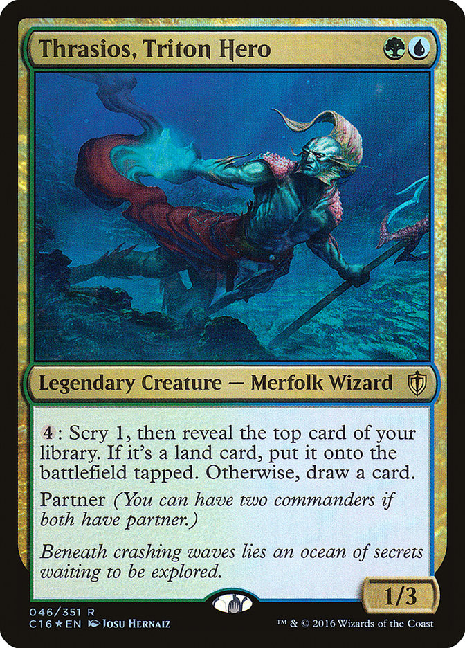 Thrasios, Triton Hero [Commander 2016] | Local Legends