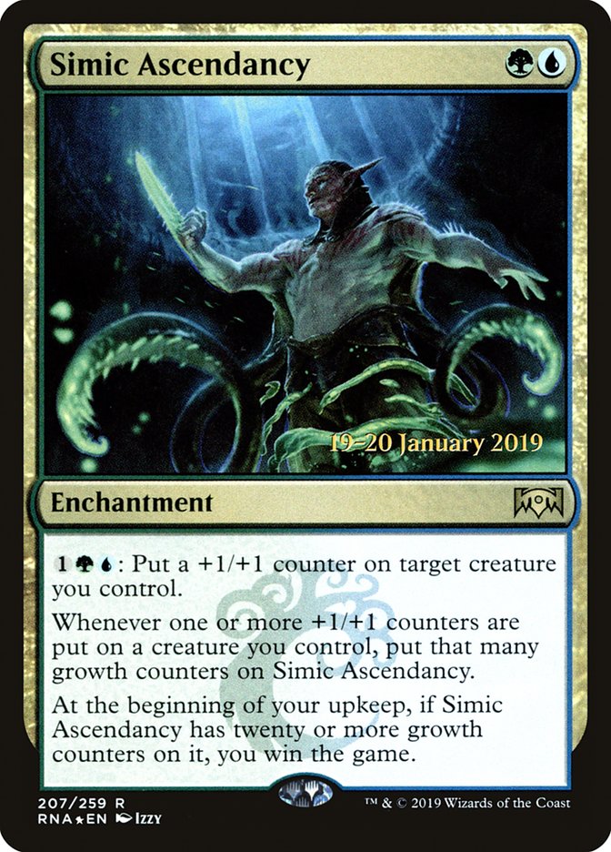 Simic Ascendancy [Ravnica Allegiance Prerelease Promos] | Golgari Games