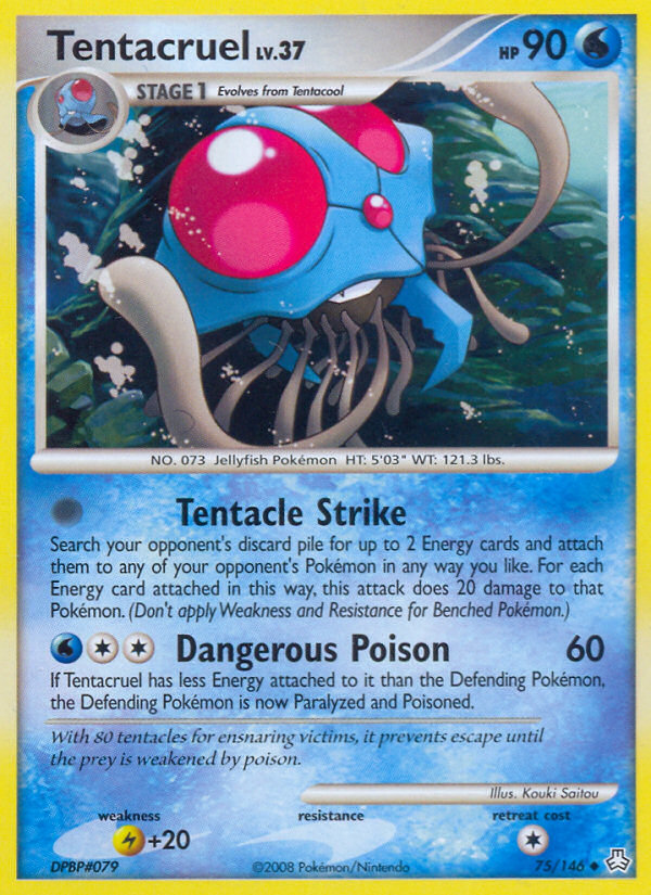 Tentacruel (75/146) [Diamond & Pearl: Legends Awakened] | Golgari Games