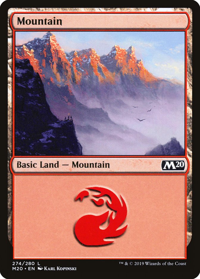 Mountain (274) [Core Set 2020] | Local Legends