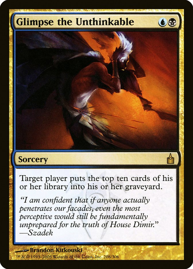 Glimpse the Unthinkable [Ravnica: City of Guilds] | Local Legends