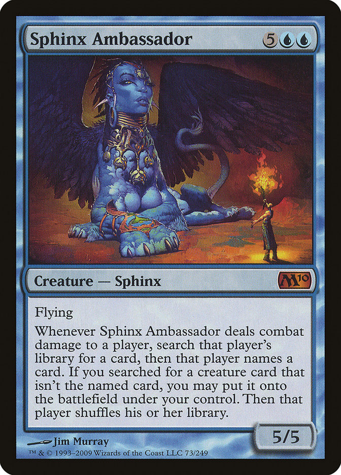 Sphinx Ambassador [Magic 2010] | Golgari Games