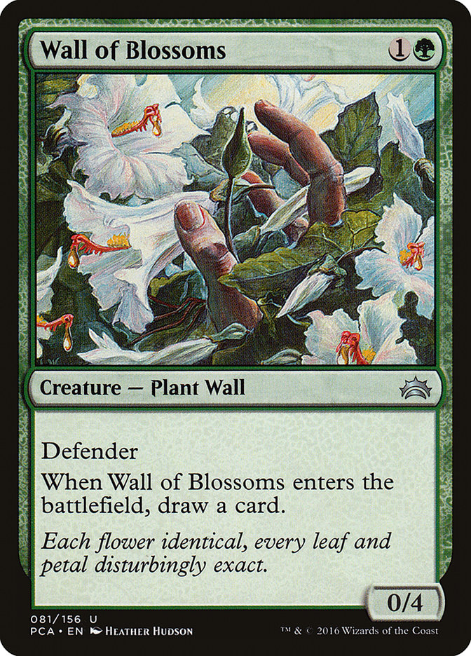 Wall of Blossoms [Planechase Anthology] | Golgari Games