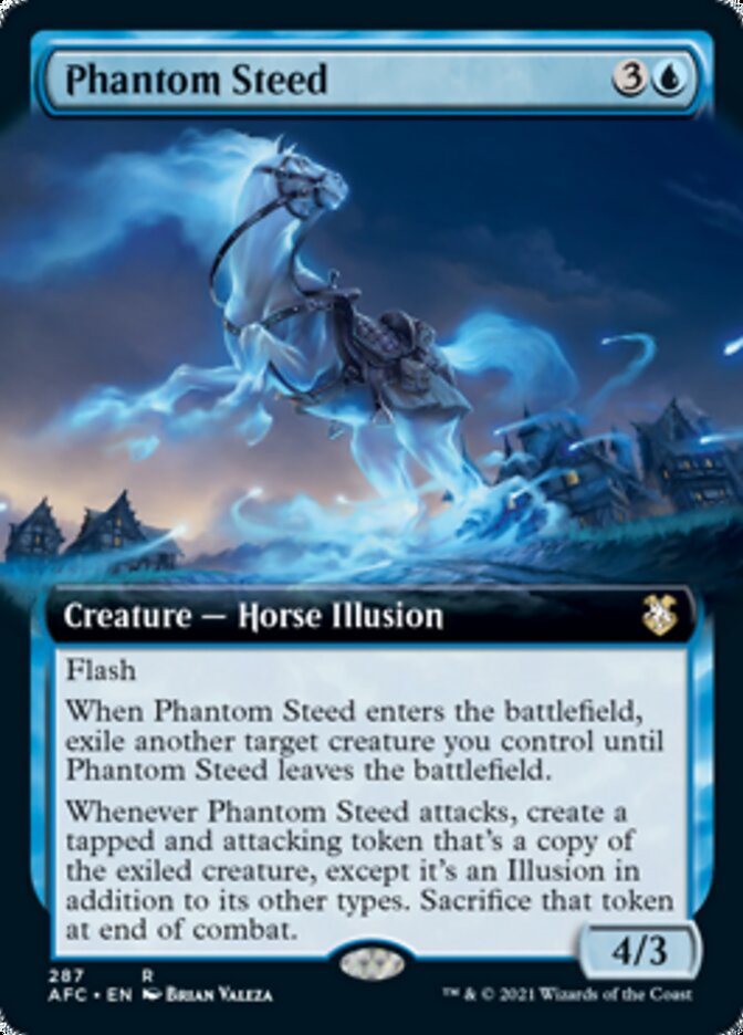Phantom Steed (Extended Art) [Dungeons & Dragons: Adventures in the Forgotten Realms Commander] | Local Legends