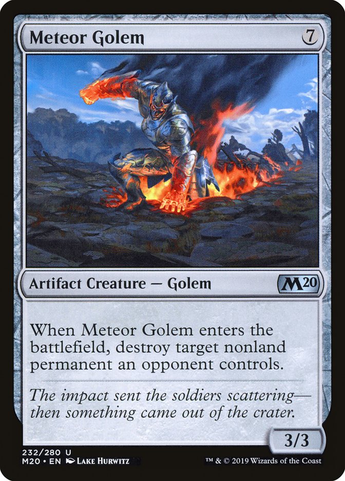 Meteor Golem [Core Set 2020] | Local Legends