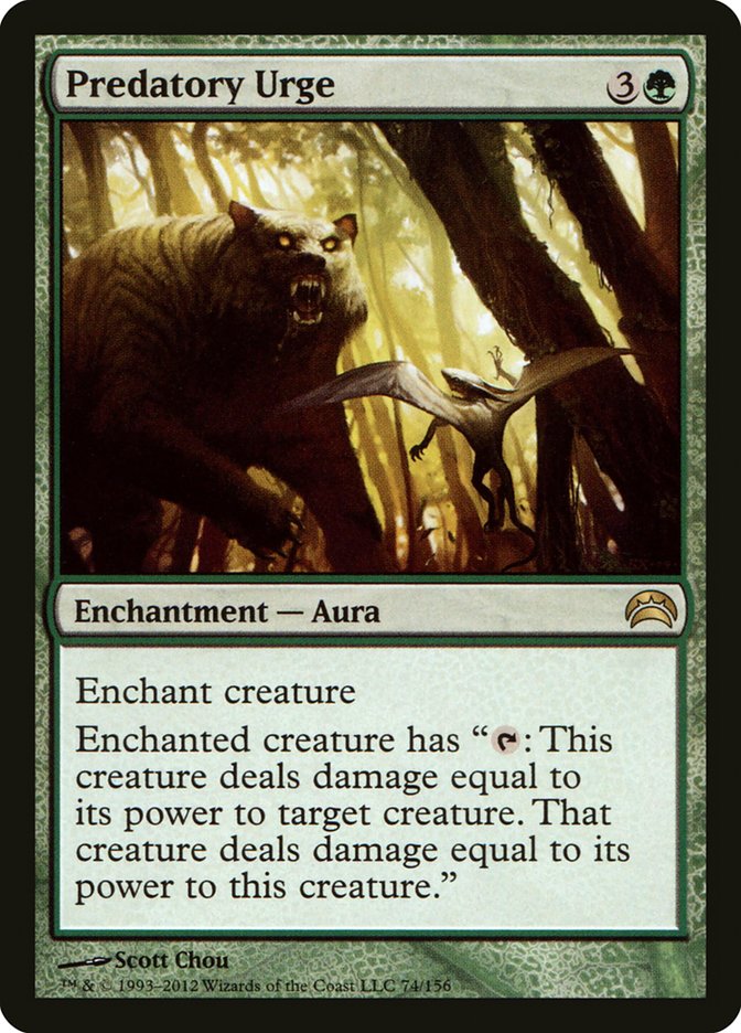 Predatory Urge [Planechase 2012] | Local Legends