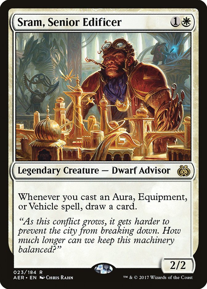 Sram, Senior Edificer [Aether Revolt] | Golgari Games