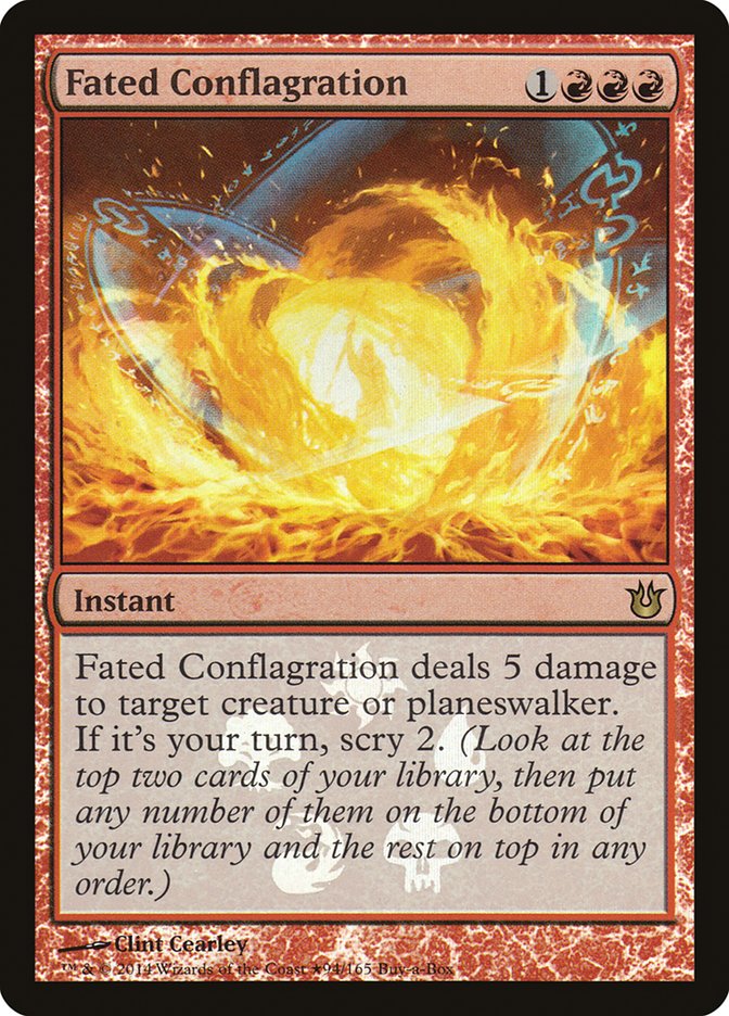 Fated Conflagration (Buy-A-Box) [Born of the Gods Promos] | Local Legends
