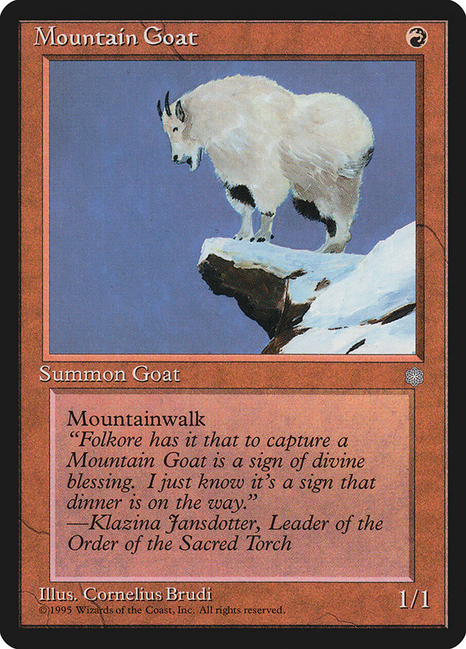 Mountain Goat [Ice Age] | Golgari Games