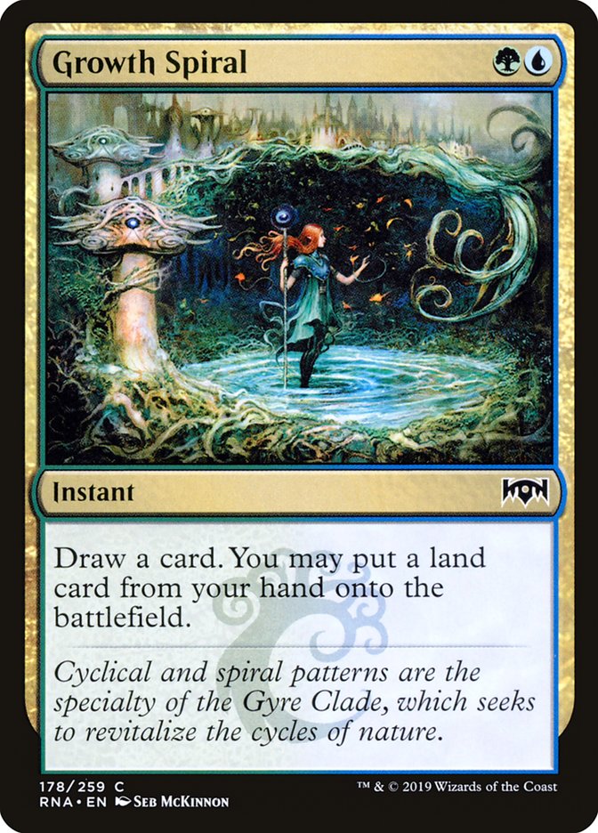 Growth Spiral [Ravnica Allegiance] | Golgari Games