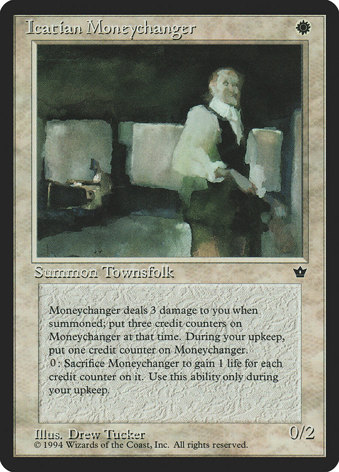 Icatian Moneychanger (Drew Tucker) [Fallen Empires] | Local Legends