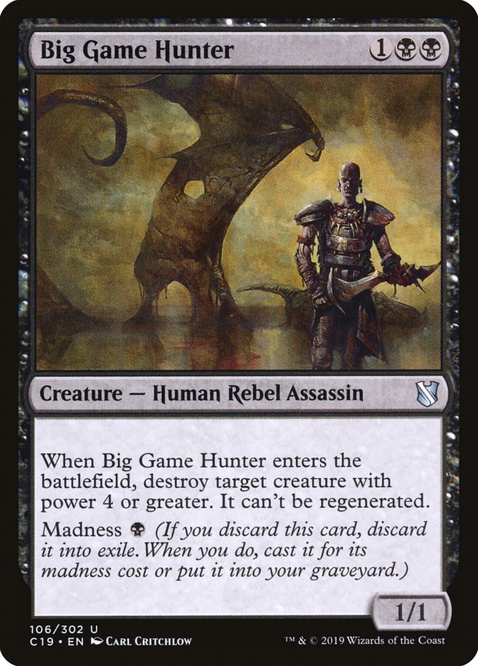 Big Game Hunter [Commander 2019] | Golgari Games