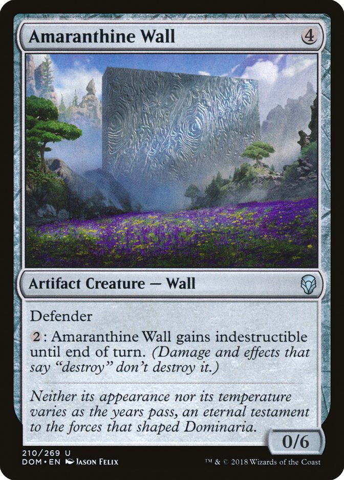 Amaranthine Wall [Dominaria] | Golgari Games