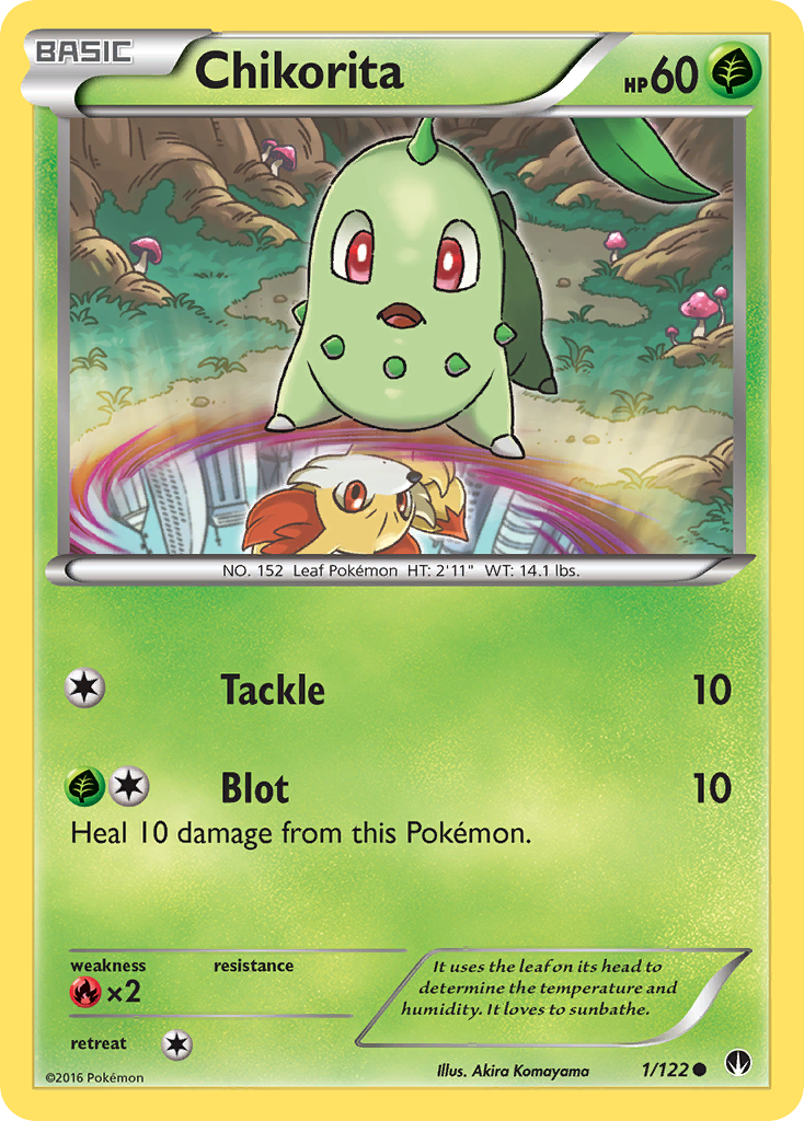 Chikorita (1/122) [XY: BREAKpoint] | Golgari Games