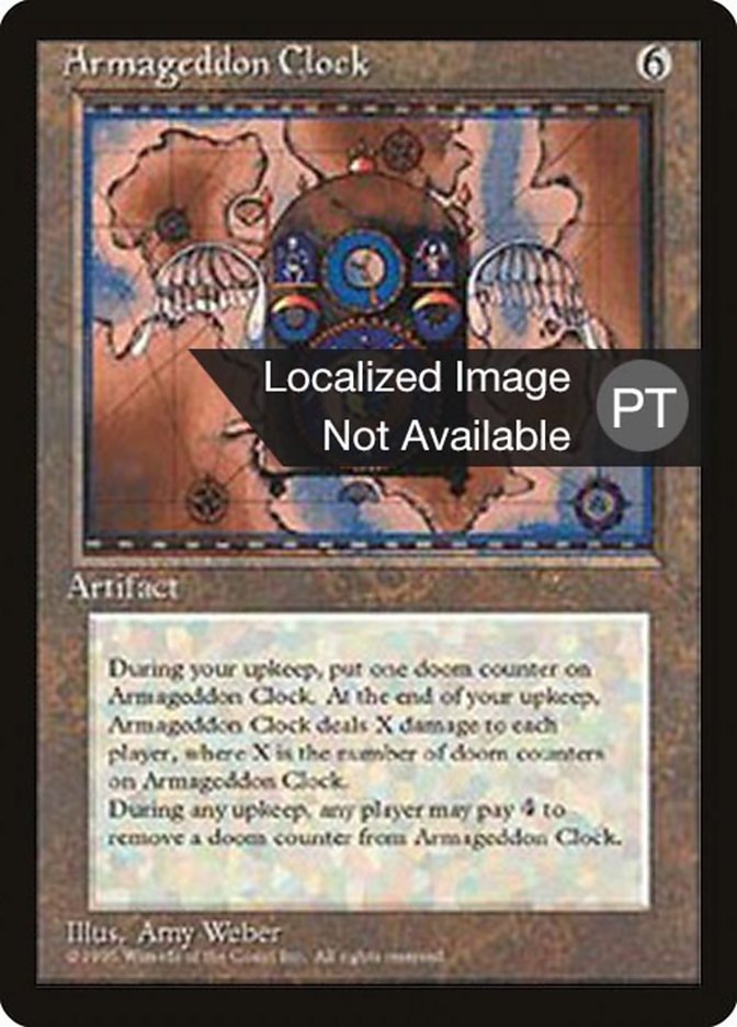 Armageddon Clock [Fourth Edition (Foreign Black Border)] | Golgari Games