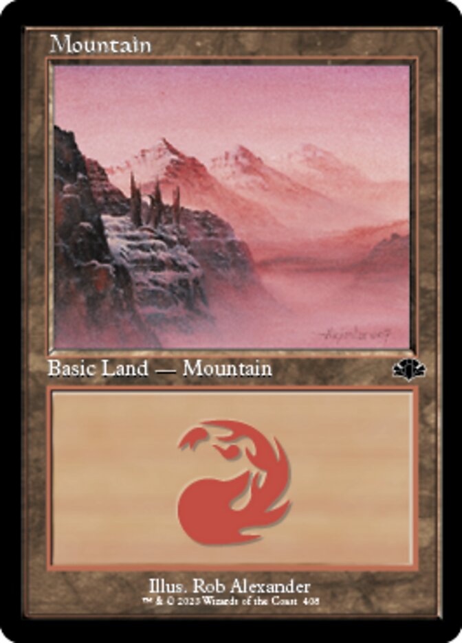 Mountain (408) (Retro) [Dominaria Remastered] | Local Legends