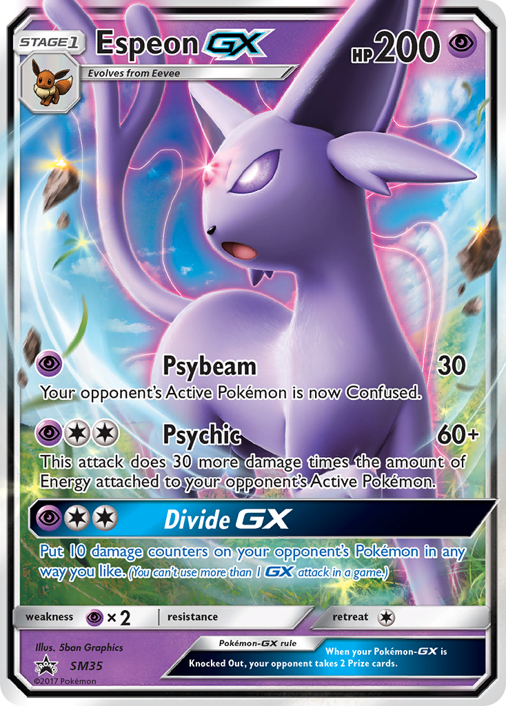 Espeon GX (SM35) [Sun & Moon: Black Star Promos] | Golgari Games