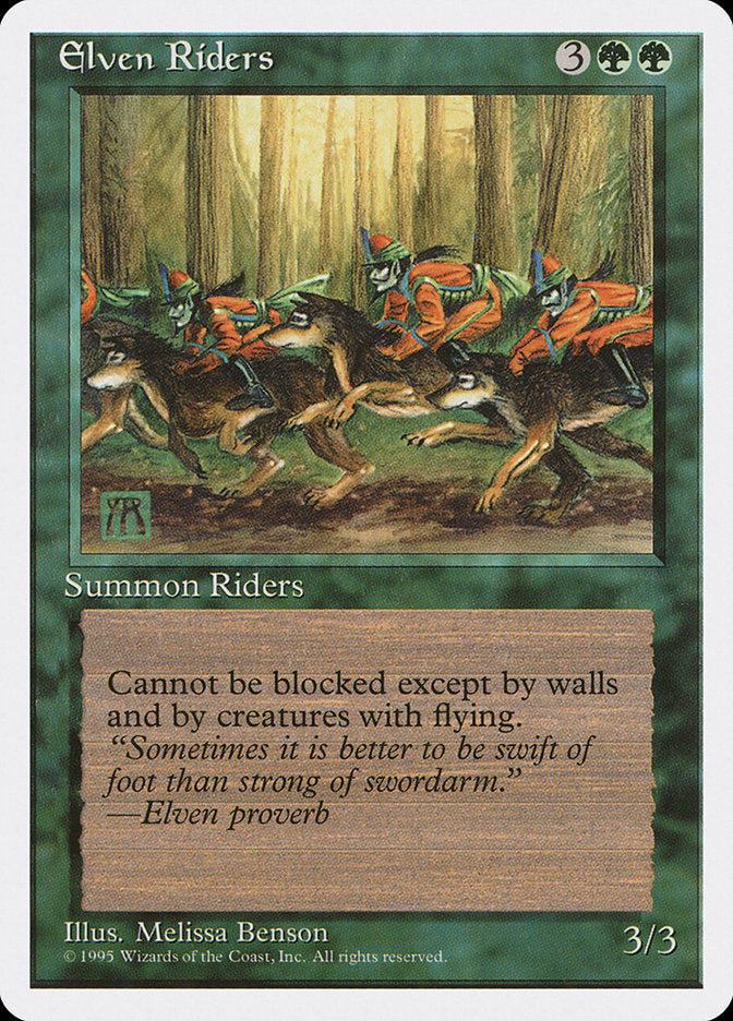 Elven Riders [Fourth Edition] | Golgari Games