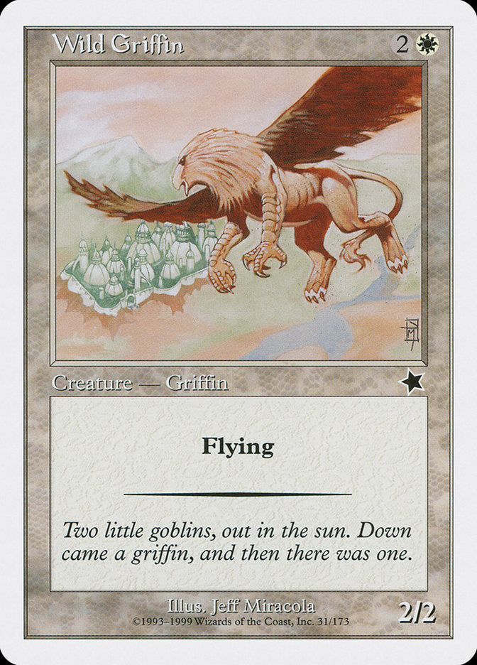 Wild Griffin [Starter 1999] | Golgari Games