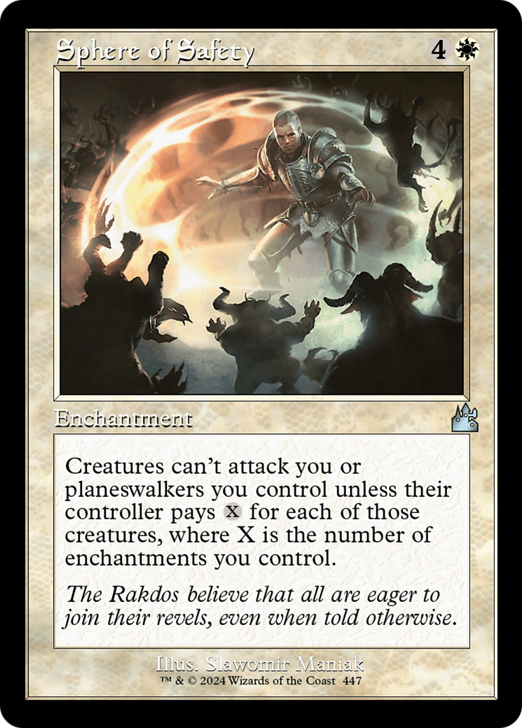 Sphere of Safety (Retro Frame) [Ravnica Remastered] | Local Legends