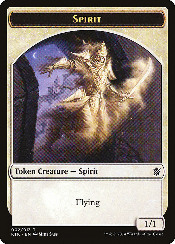 Spirit Token [Khans of Tarkir Tokens] | Golgari Games