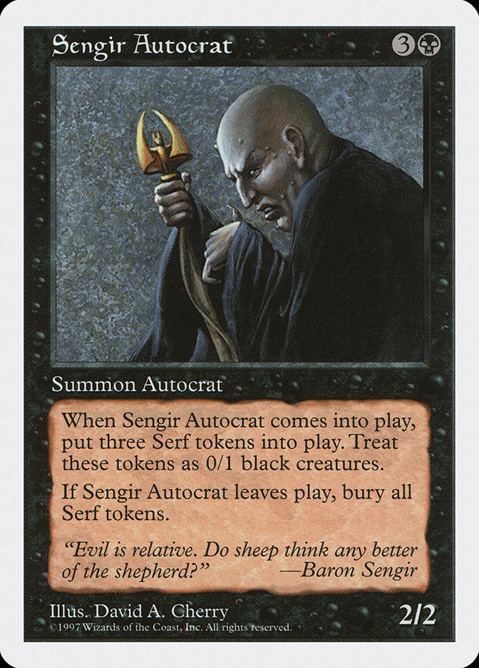 Sengir Autocrat [Fifth Edition] | Local Legends