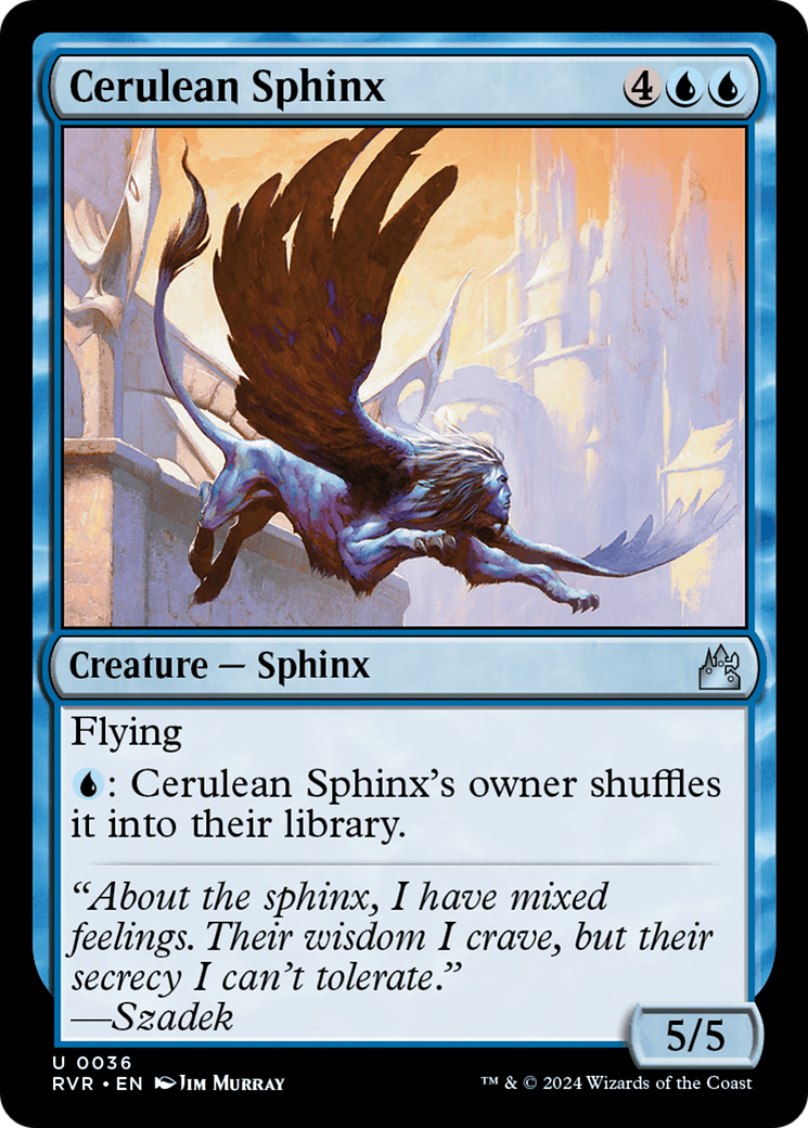 Cerulean Sphinx [Ravnica Remastered] | Local Legends
