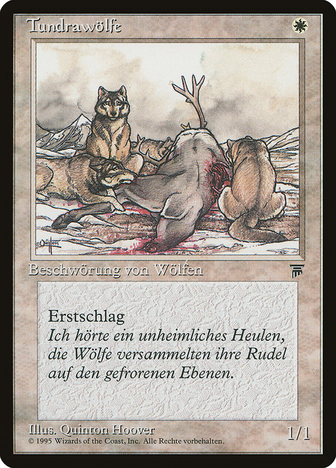 Tundra Wolves (German) - "Tundrawolfe" [Renaissance] | Golgari Games