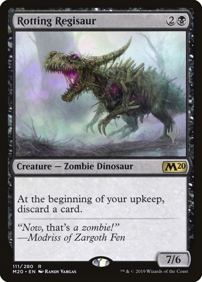 Rotting Regisaur (Promo Pack) [Core Set 2020 Promos] | Golgari Games