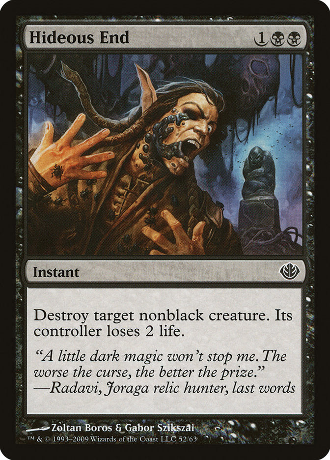 Hideous End [Duel Decks: Garruk vs. Liliana] | Local Legends