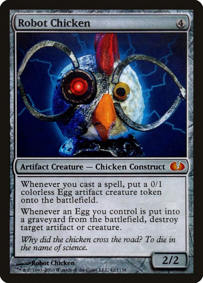 Robot Chicken [Celebration Cards] | Golgari Games