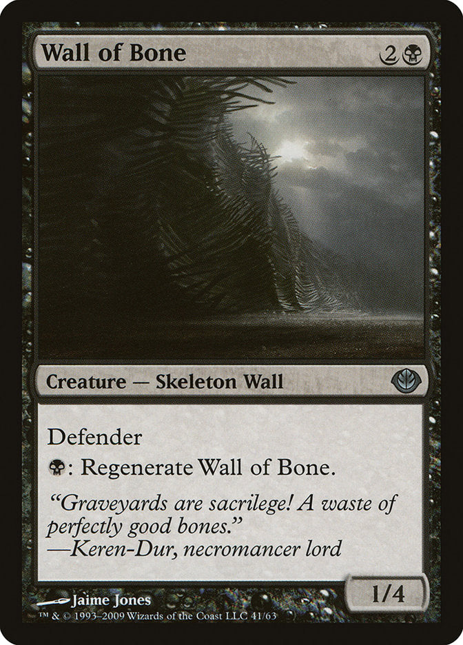 Wall of Bone [Duel Decks: Garruk vs. Liliana] | Golgari Games