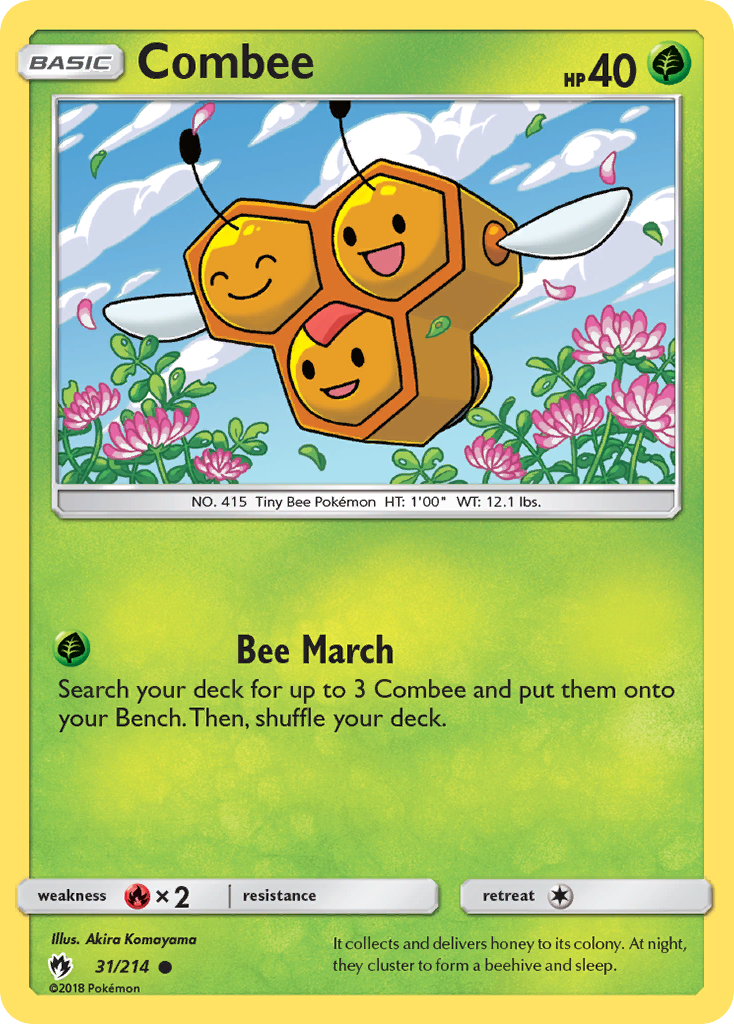 Combee (31/214) [Sun & Moon: Lost Thunder] | Golgari Games