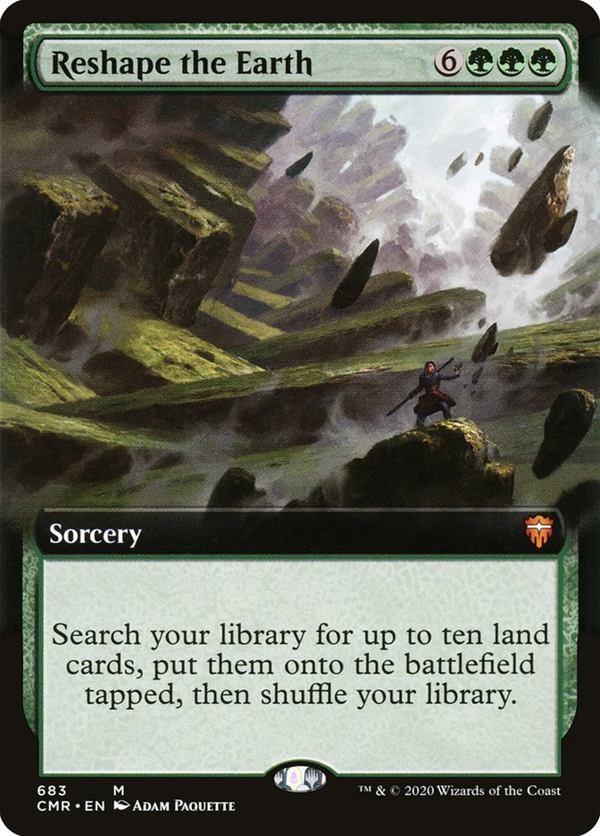 Reshape the Earth (Extended Art) [Commander Legends] | Local Legends