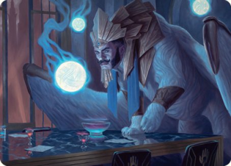 Tivit, Seller of Secrets Art Card [Streets of New Capenna Art Series] | Golgari Games