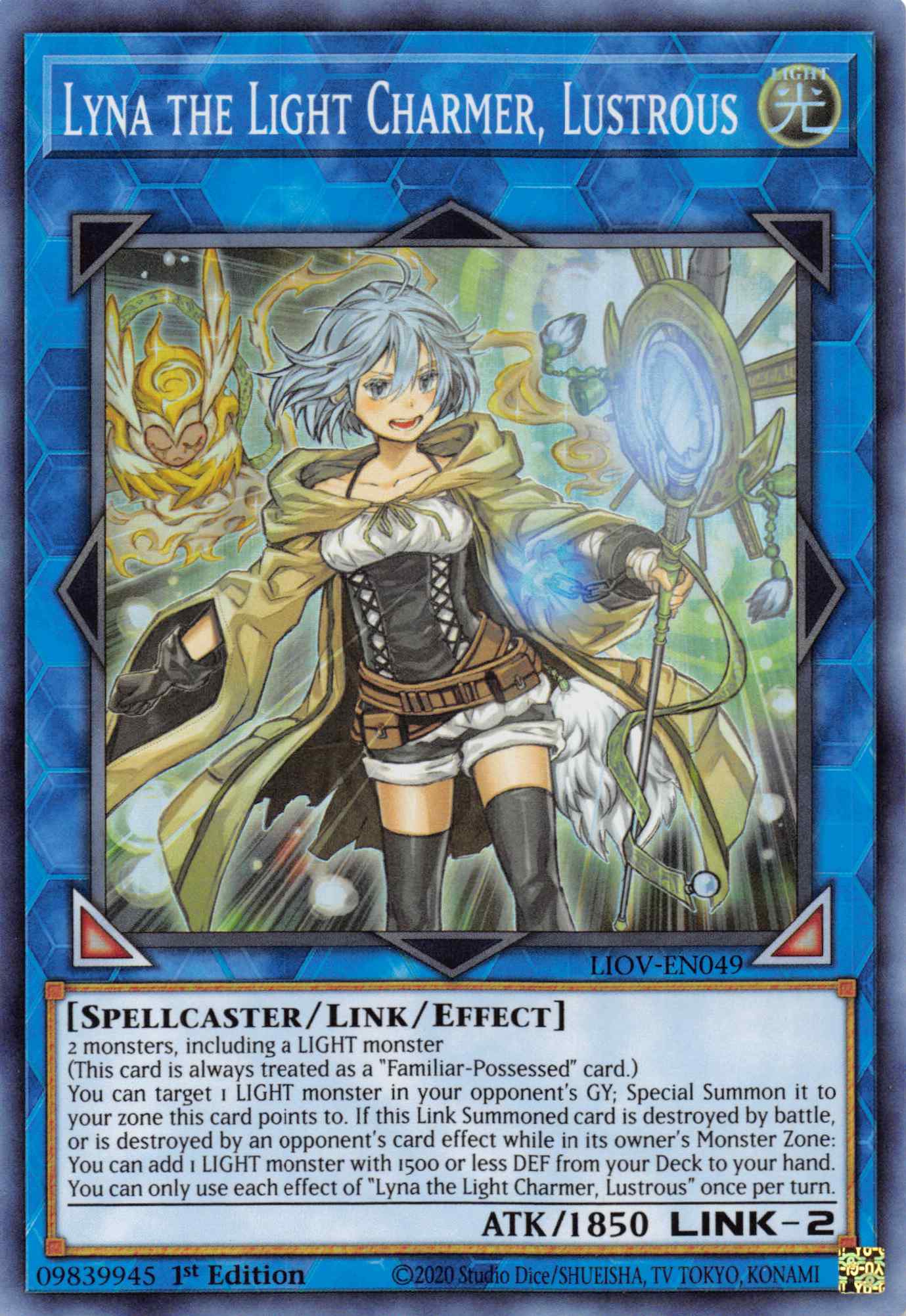 Lyna the Light Charmer, Lustrous [LIOV-EN049] Starlight Rare | Golgari Games