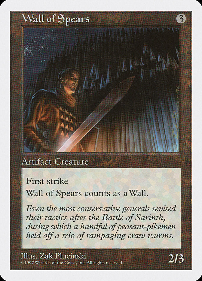 Wall of Spears [Fifth Edition] | Local Legends