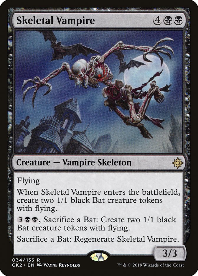 Skeletal Vampire [Ravnica Allegiance Guild Kit] | Golgari Games