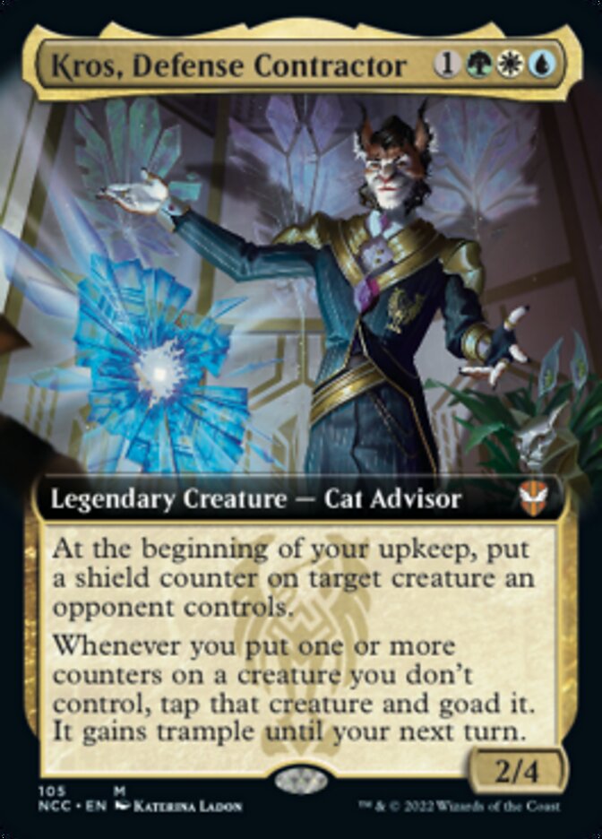 Kros, Defense Contractor (Extended Art) [Streets of New Capenna Commander] | Golgari Games