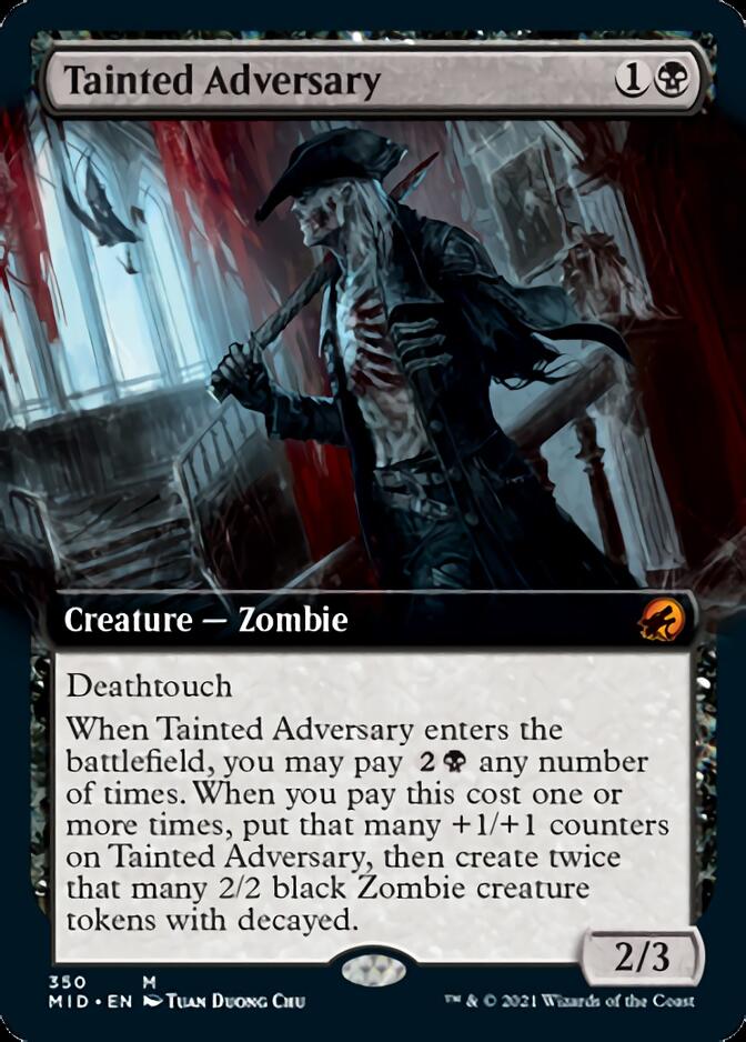 Tainted Adversary (Extended Art) [Innistrad: Midnight Hunt] | Local Legends