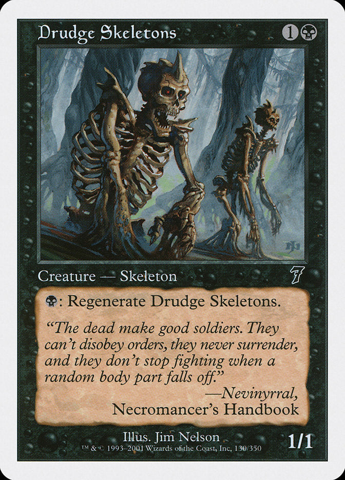 Drudge Skeletons [Seventh Edition] | Golgari Games