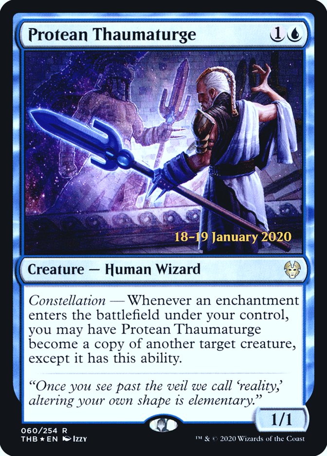 Protean Thaumaturge [Theros Beyond Death Prerelease Promos] | Local Legends