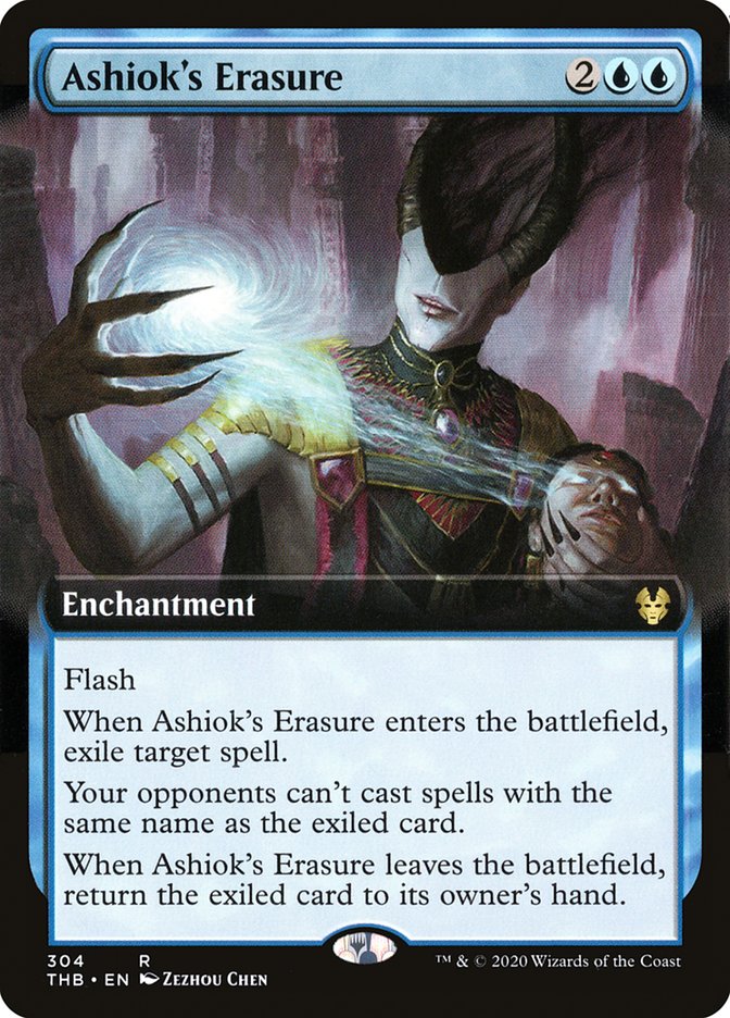 Ashiok's Erasure (Extended Art) [Theros Beyond Death] | Golgari Games