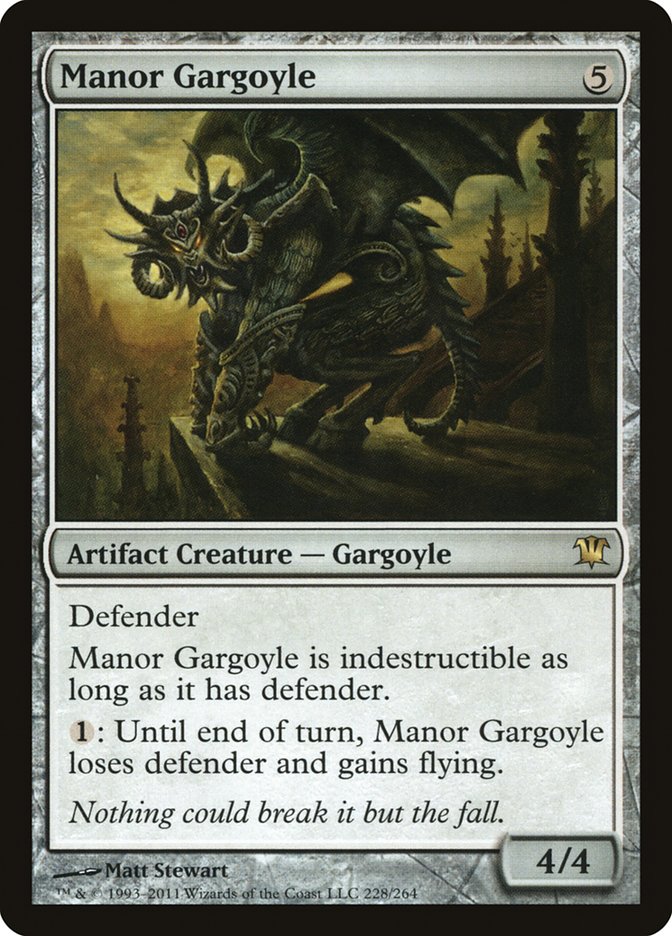 Manor Gargoyle [Innistrad] | Golgari Games